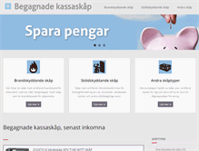 Tablet Screenshot of begagnadekassaskap.se